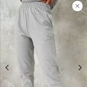 Gray joggers sweatpants (tall)